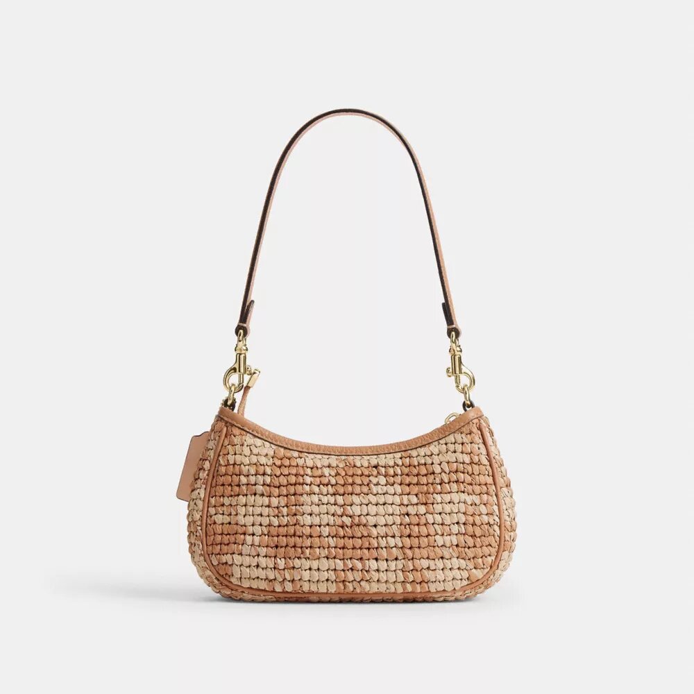 Bolso bandolera mini Teri con estampado de cuadros vichy