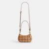 Bolso bandolera mini Teri con estampado de cuadros vichy