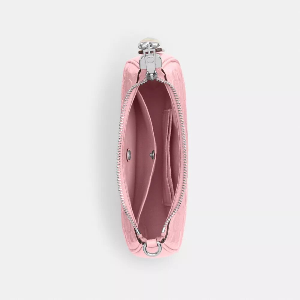 Bolso bandolera mini Teri en piel exclusiva con colgante de corazón