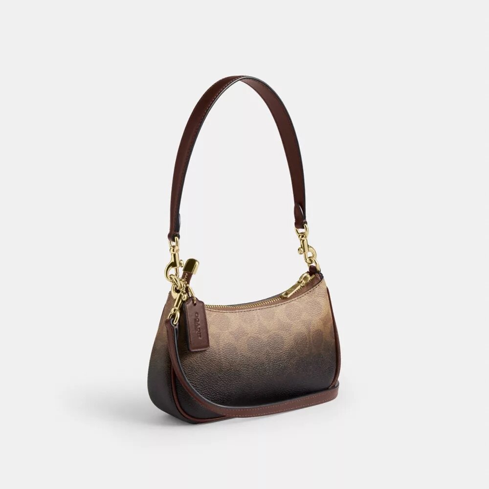 Bolso bandolera mini Teri en Signature Canvas