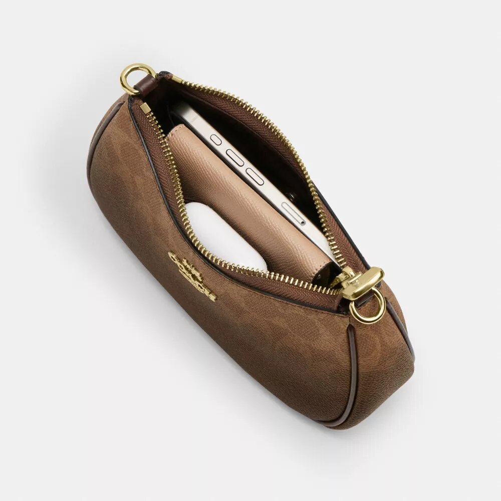Bolso bandolera mini Teri en Signature Canvas