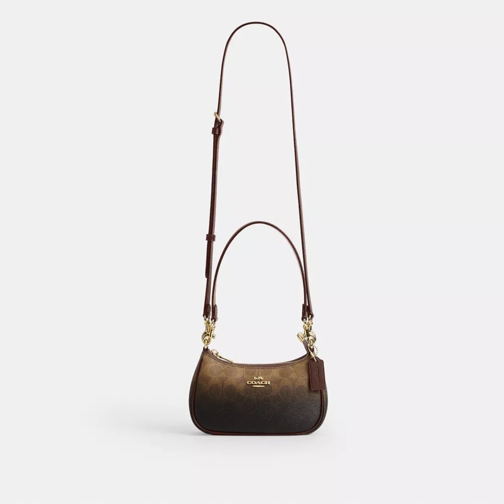 Bolso bandolera mini Teri en Signature Canvas