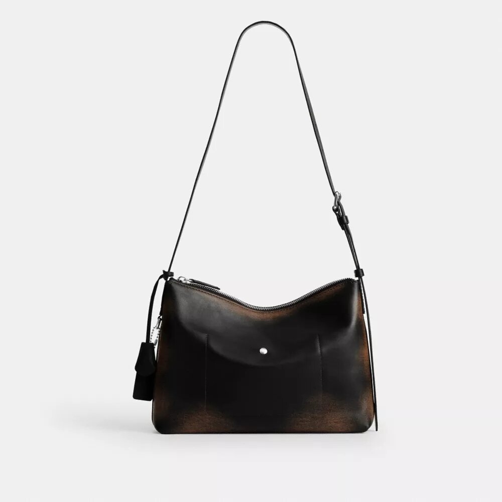 Bolso bandolera Mott 33 en cuero desgastado
