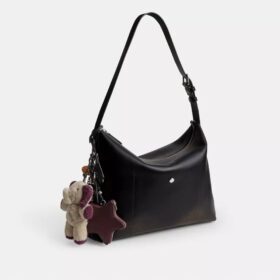 Bolso bandolera Mott 38 en cuero desgastado con Charms