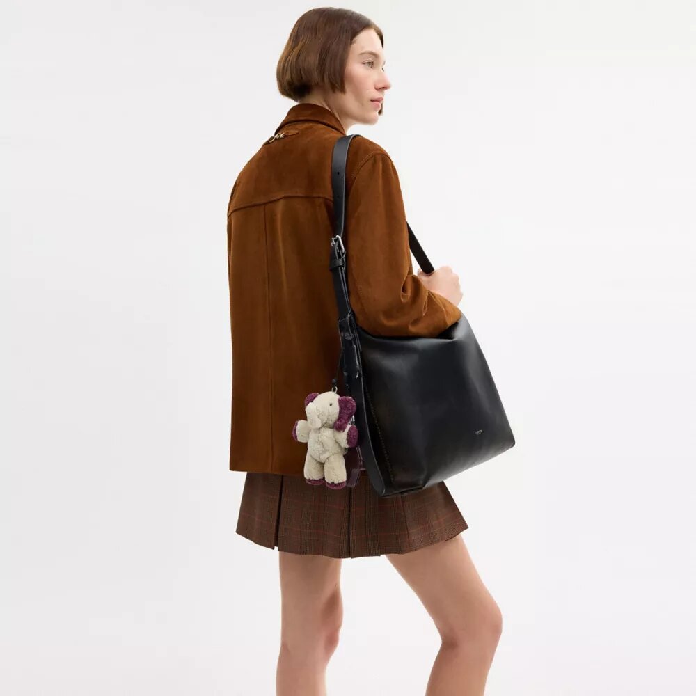 Bolso bandolera Mott 38 en cuero desgastado con Charms