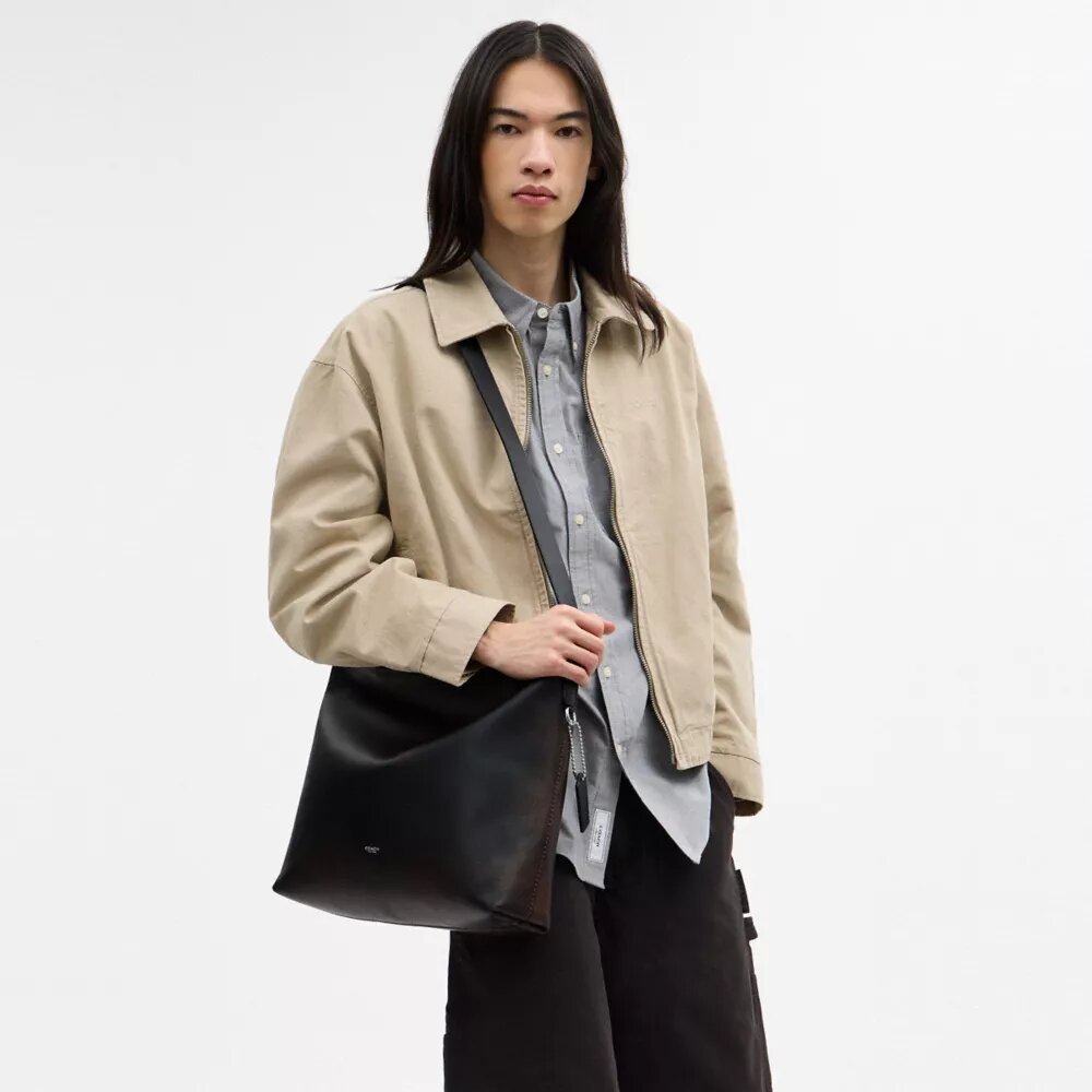 Bolso bandolera Mott 38 en piel desgastada