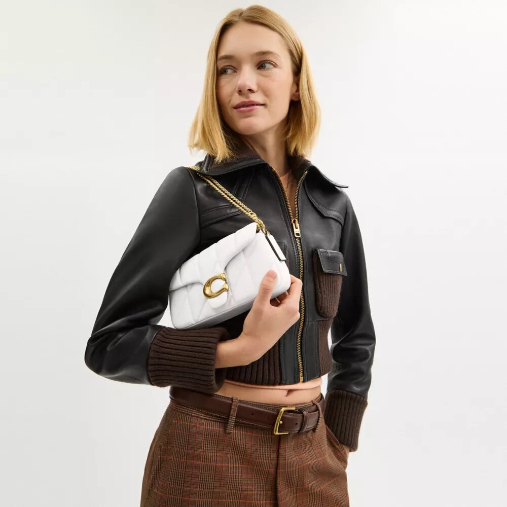 Bolso bandolera Tabby Chain 19 con acolchado