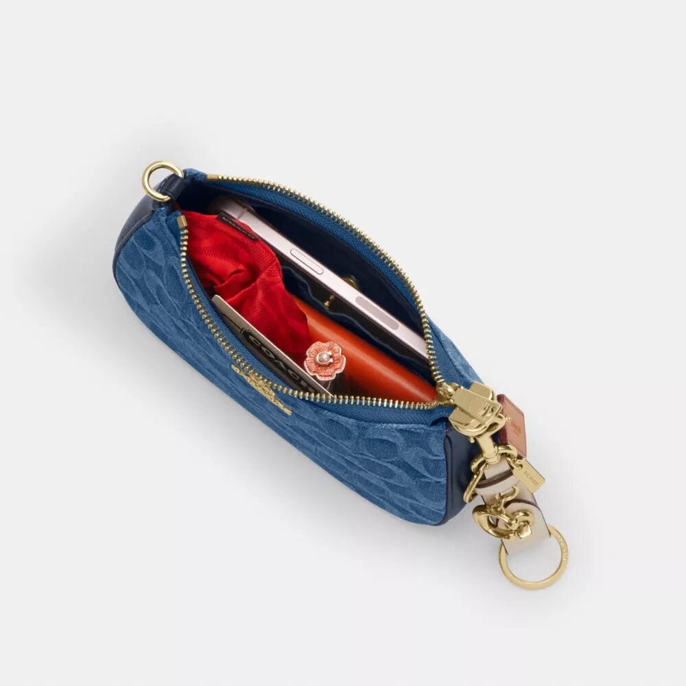 Bolso bandolera Teri Mini en denim exclusivo