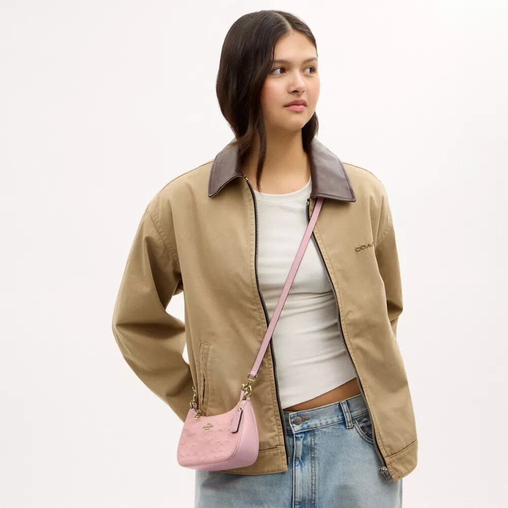 Bolso bandolera Teri Mini en denim exclusivo