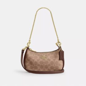 Bolso bandolera Teri Mini en Signature Canvas