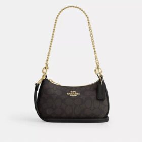 Bolso bandolera Teri Mini en Signature Canvas