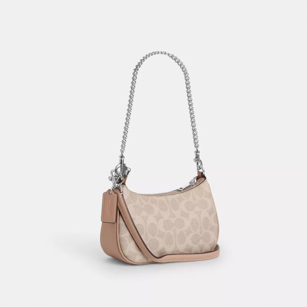 Bolso bandolera Teri Mini en Signature Canvas