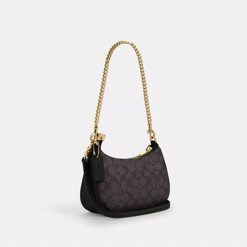Bolso bandolera Teri Mini en Signature Canvas