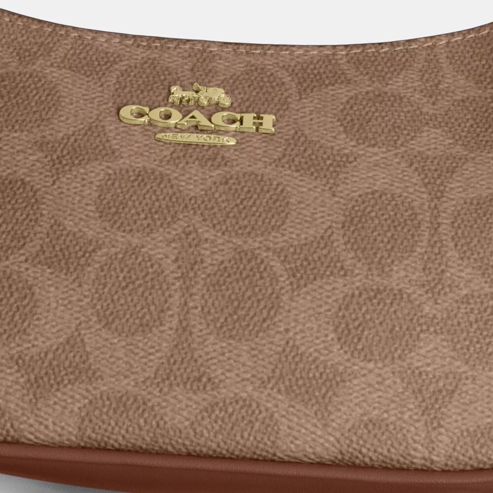 Bolso bandolera Teri Mini en Signature Canvas