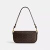 Bolso Brooke con solapa y cadena en Signature Canvas