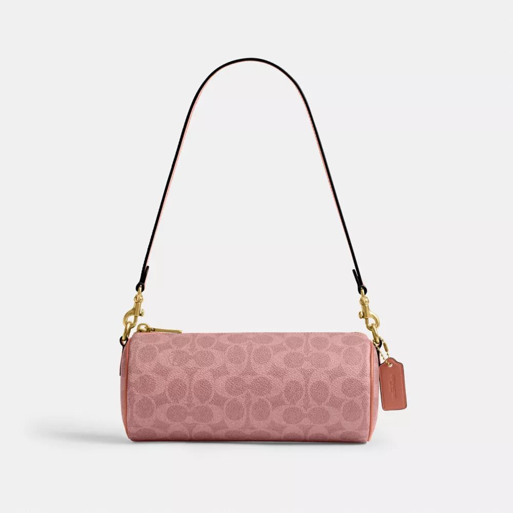 Bolso cilíndrico en Signature Canvas
