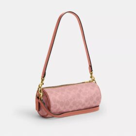 Bolso cilíndrico en Signature Canvas