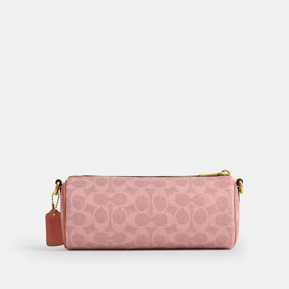 Bolso cilíndrico en Signature Canvas