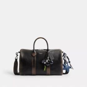 Bolso Compass 35 en piel desgastada con Charms