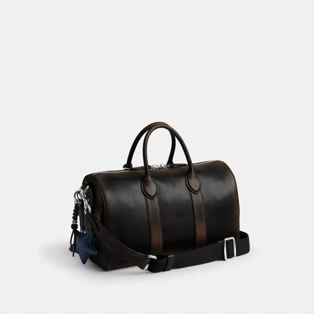 Bolso Compass 35 en piel desgastada con Charms