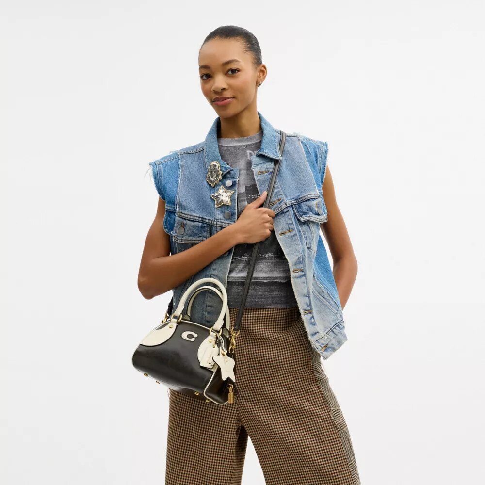 Bolso con asa superior tipo «Bowling»