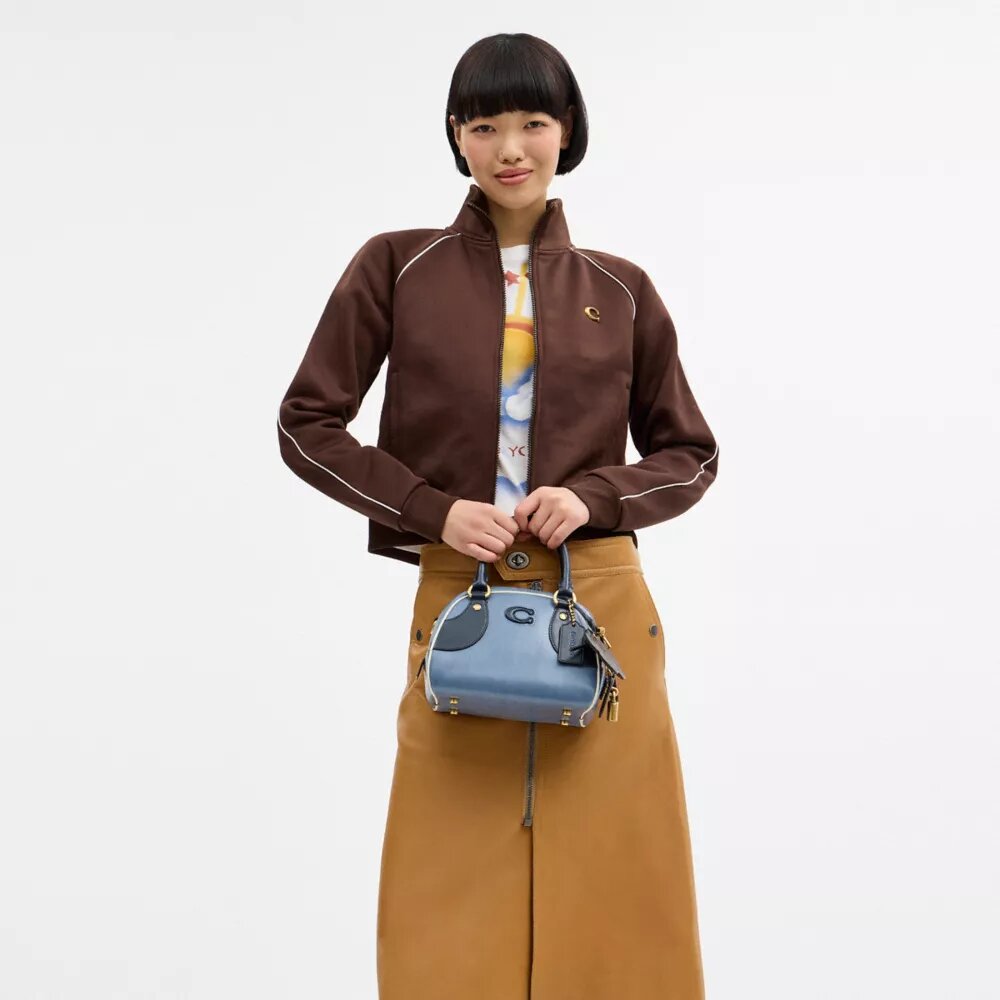 Bolso con asa superior tipo «Bowling»