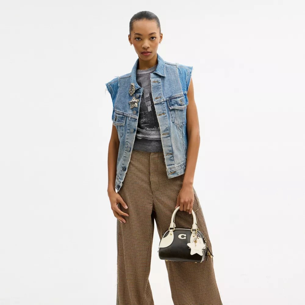 Bolso con asa superior tipo «Bowling»