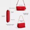 Bolso de cadena con solapa Brooke