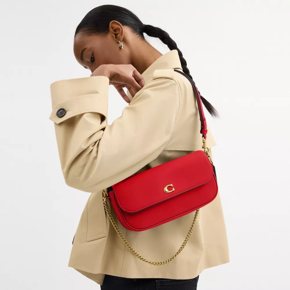 Bolso de cadena con solapa Brooke