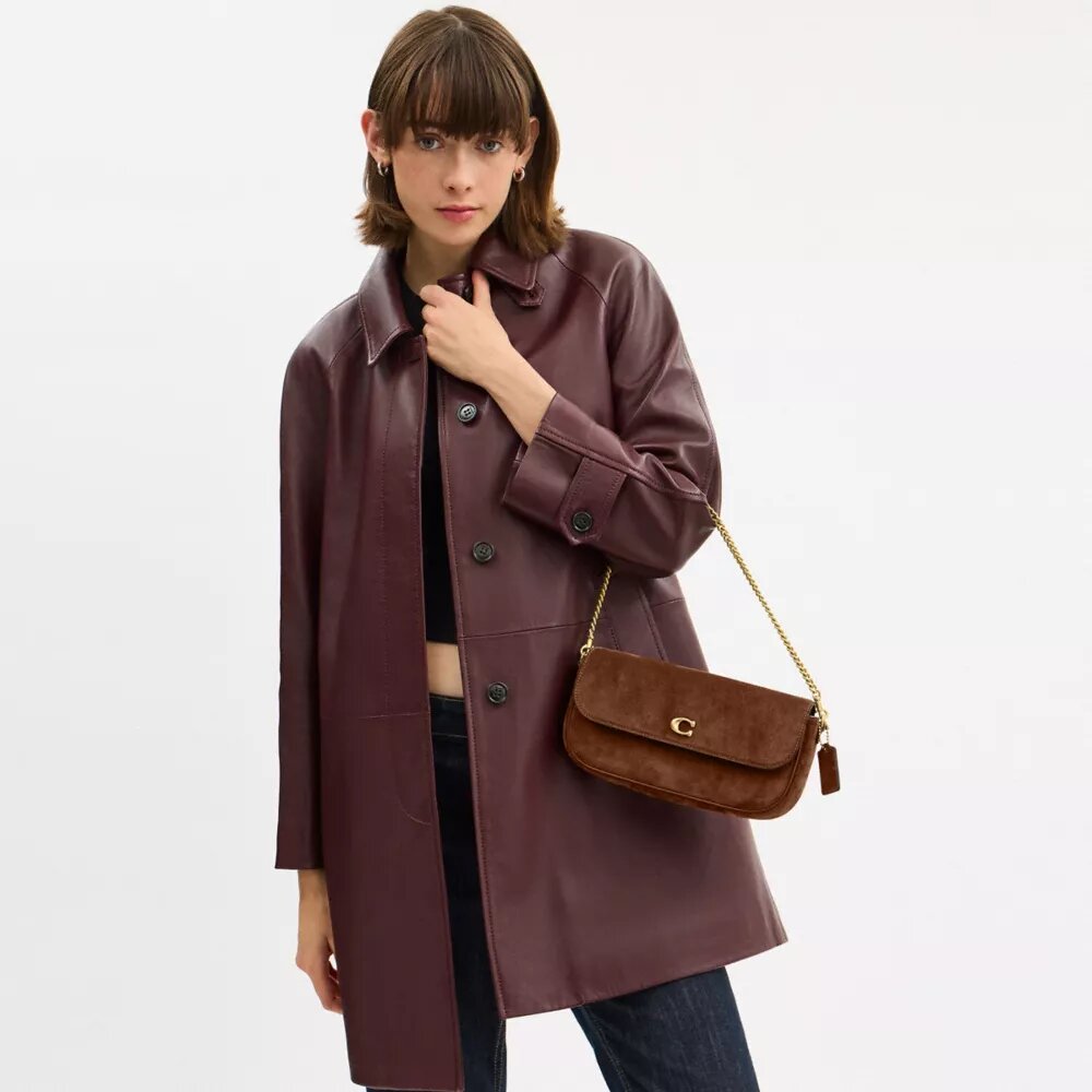 Bolso de cadena con solapa Brooke