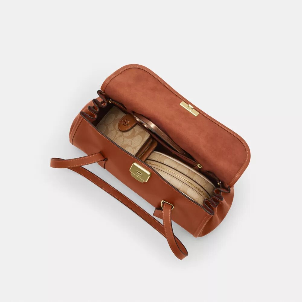 Bolso de hombro con solapa Bridget