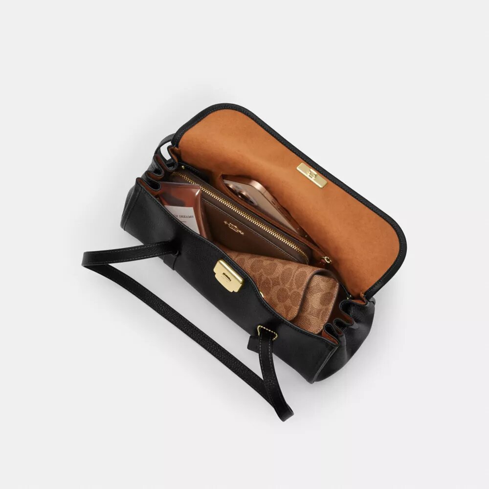 Bolso de hombro con solapa Bridget