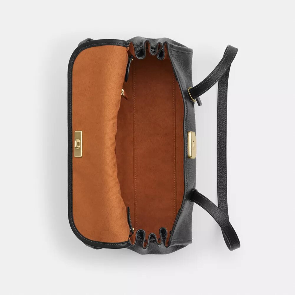 Bolso de hombro con solapa Bridget