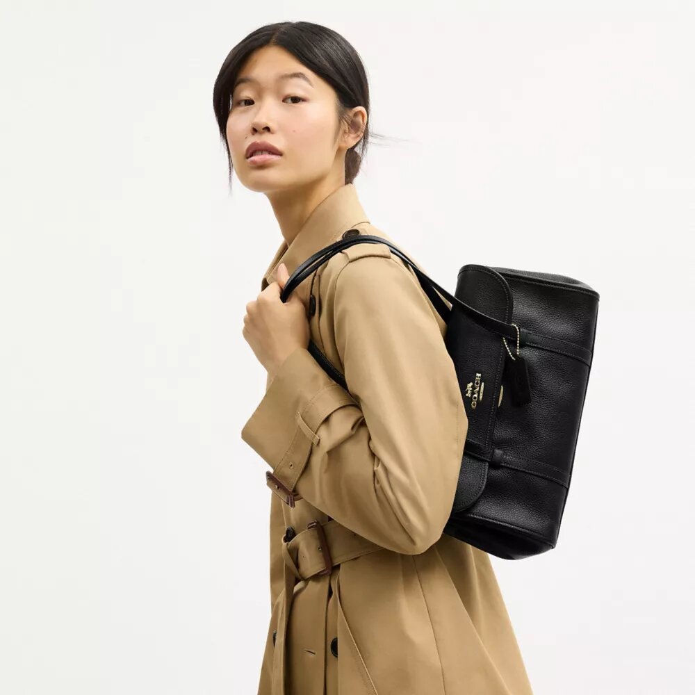 Bolso de hombro con solapa Bridget