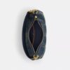 Bolso de hombro Juliet 25 en denim de algodón regenerativo con acolchado