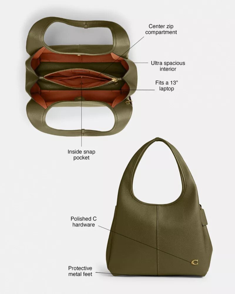 Bolso de hombro Lana