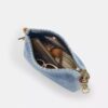 Bolso de hombro Laurel en denim desgastado con Charms