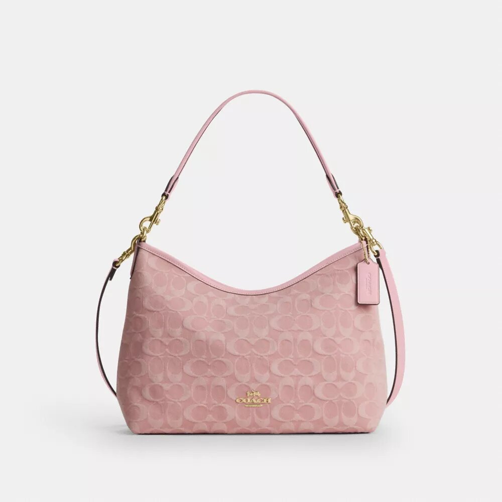 Bolso de hombro Laurel en denim emblemático