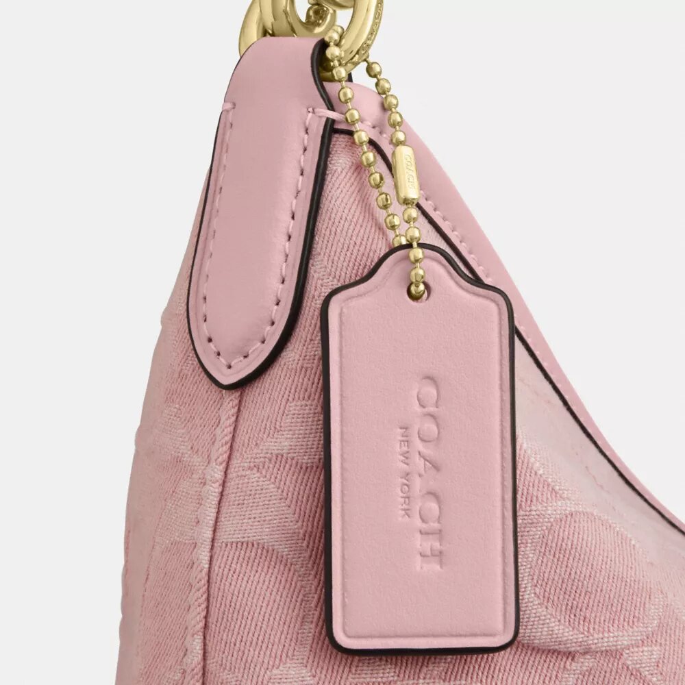 Bolso de hombro Laurel en denim emblemático