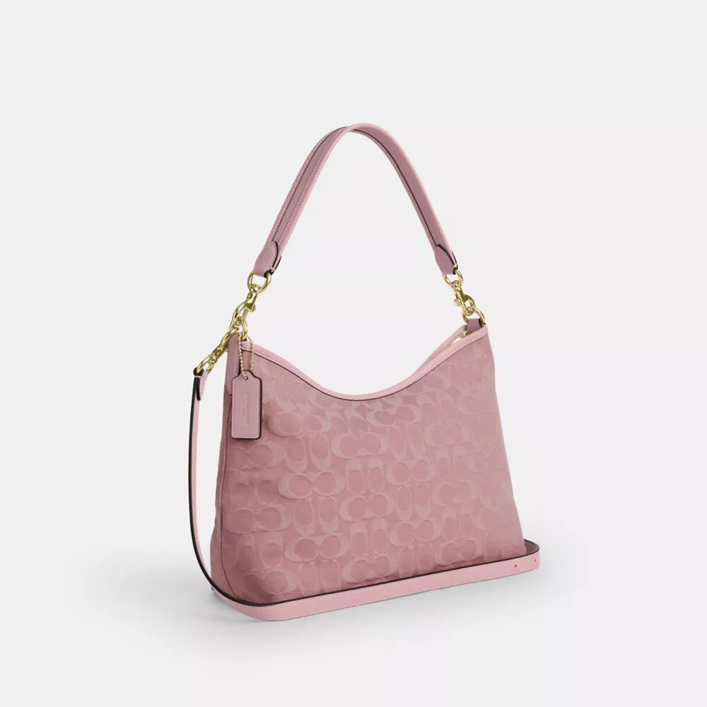 Bolso de hombro Laurel en denim emblemático