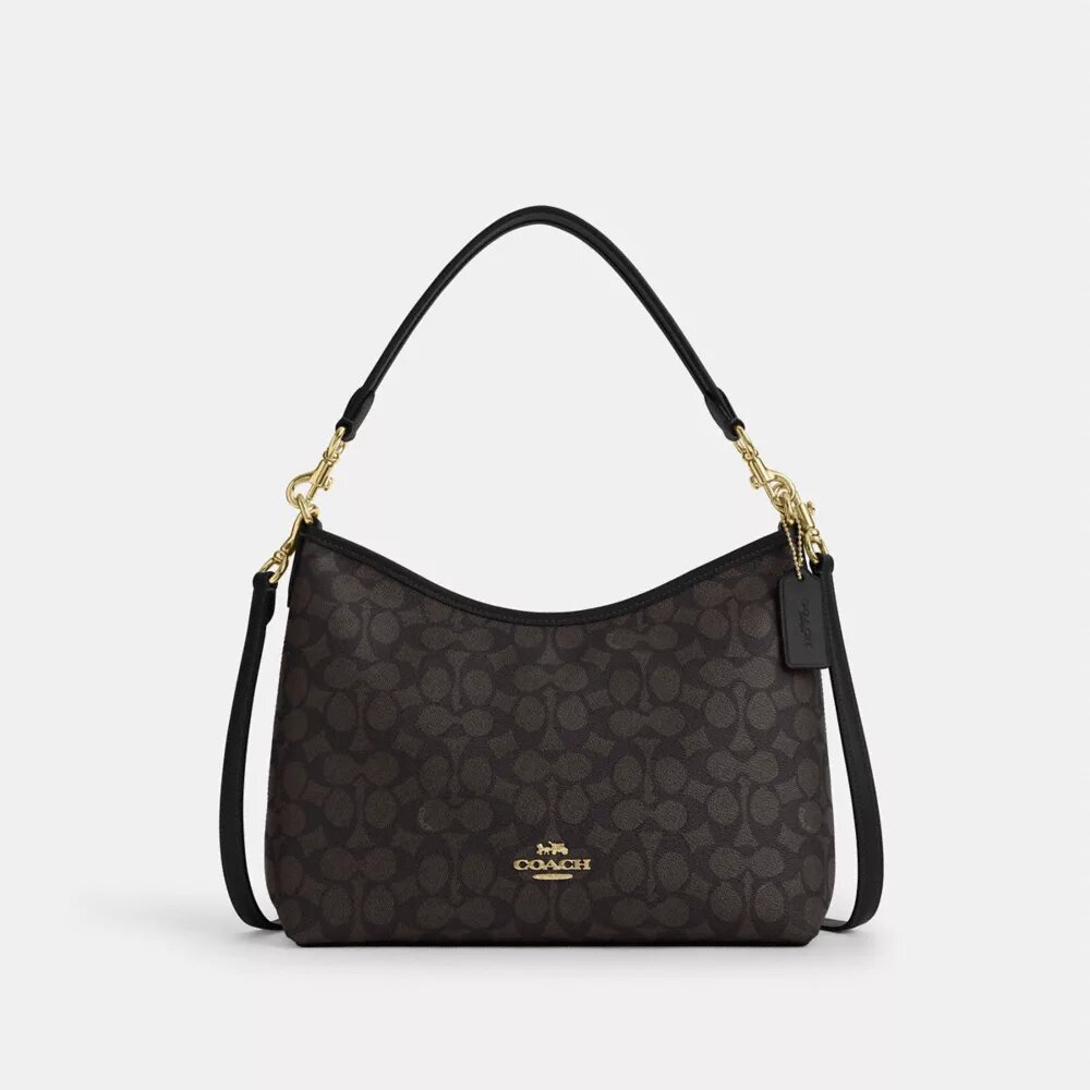 Bolso de hombro Laurel en Signature Canvas