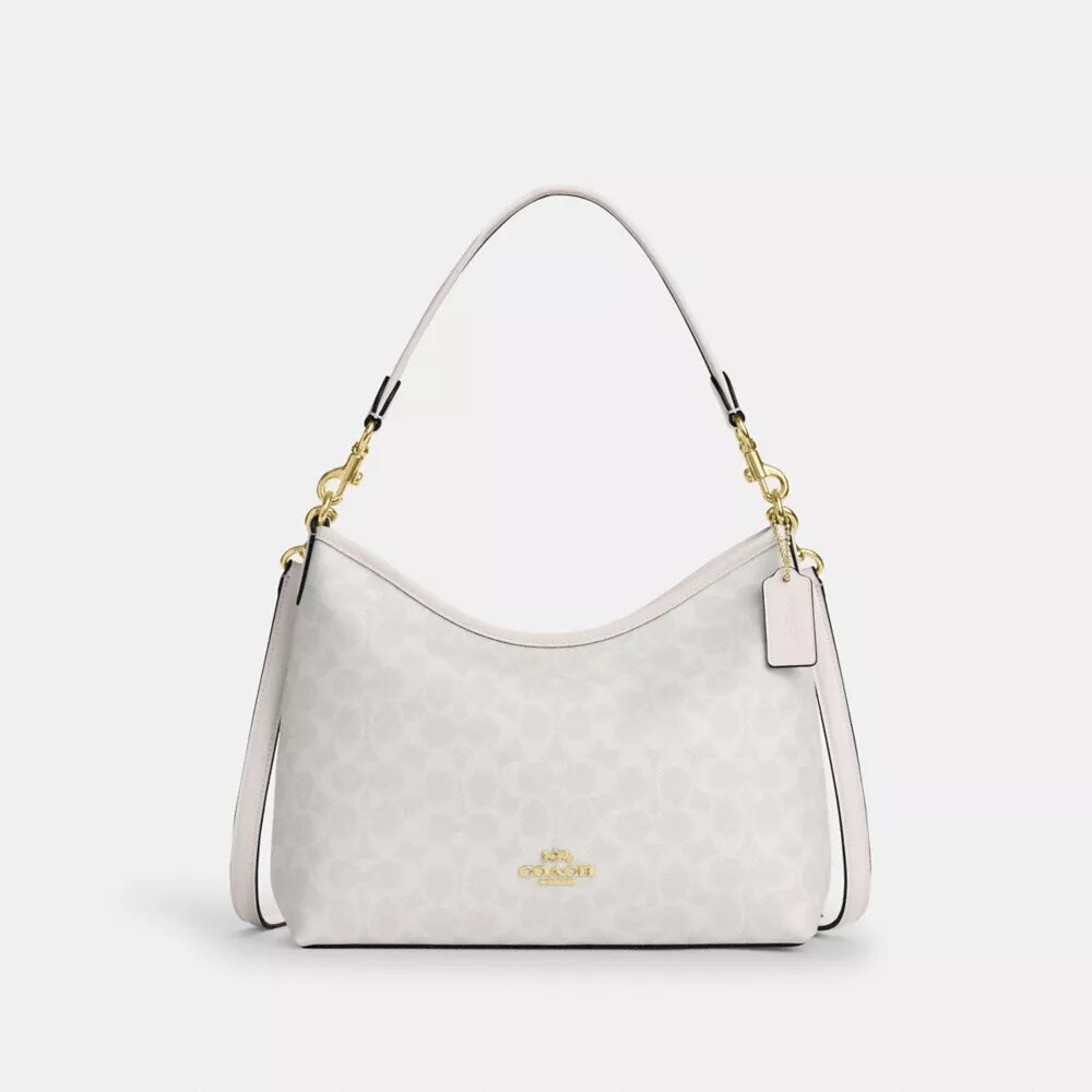 Bolso de hombro Laurel en Signature Canvas