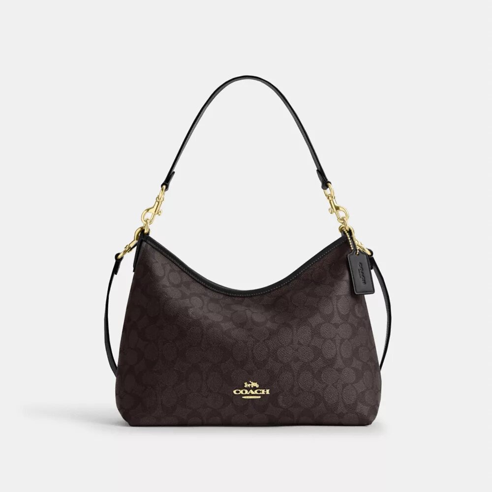 Bolso de hombro Laurel en Signature Canvas