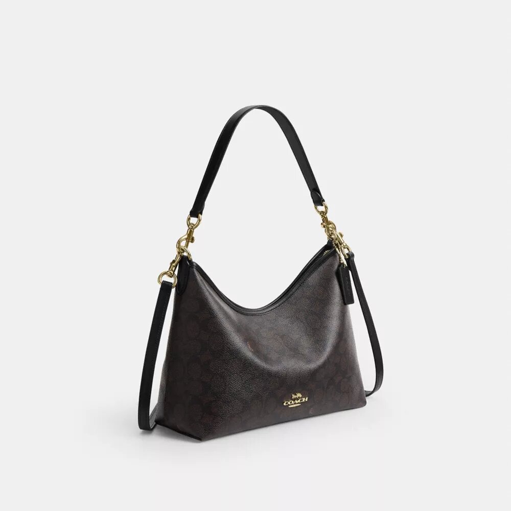 Bolso de hombro Laurel en Signature Canvas