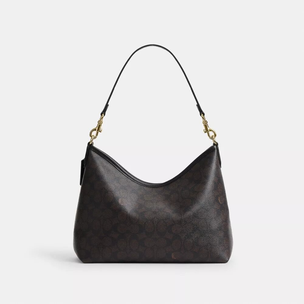 Bolso de hombro Laurel en Signature Canvas