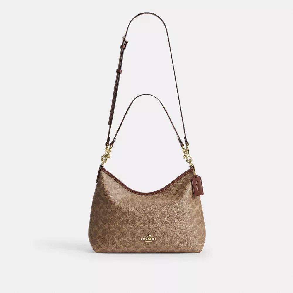 Bolso de hombro Laurel en Signature Canvas