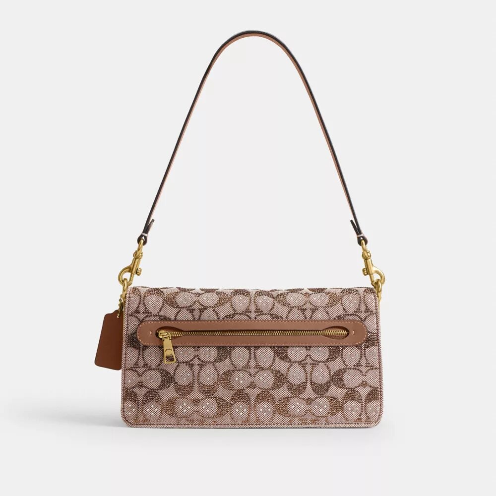 Bolso de hombro Tabby de 26 en jacquard Crystal Signature