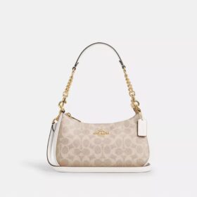 Bolso de hombro Teri en Signature Canvas