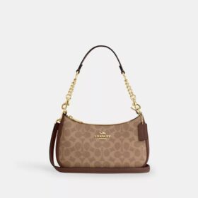 Bolso de hombro Teri en Signature Canvas