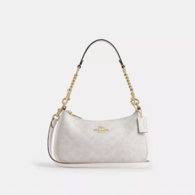 Bolso de hombro Teri en Signature Canvas